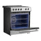 Leonardo Espresso 30-Inch Slide-In Induction Range, Convection Oven, 5 Cooking Zones