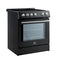 Leonardo Espresso 30-Inch Slide-In Induction Range, Convection Oven, 5 Cooking Zones, Touch Control Panel