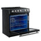Leonardo Espresso 30-Inch Slide-In Induction Range, Convection Oven, 5 Cooking Zones, Touch Control Panel