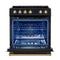 Leonardo Espresso 30-Inch Slide-In Induction Range, Convection Oven, 5 Cooking Zones, Touch Control Panel