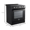 Leonardo Espresso 30-Inch Slide-In Induction Range, Convection Oven, 5 Cooking Zones, Touch Control Panel