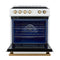 Leonardo Espresso 30-Inch Slide-In Induction Range, Convection Oven, 5 Cooking Zones, Touch Control Panel