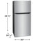 18 Cu. Ft. Garage Ready Top Freezer Refrigerator
