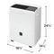 60 Pint Built-In Pump Dehumidifier