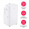 3-in-1 Connected Portable Room Air Conditioner with Supplemental Heat 14,000 BTU (ASHRAE) / 10,000 BTU (DOE)