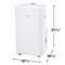 3-in-1 Connected Portable Room Air Conditioner with Supplemental Heat 14,000 BTU (ASHRAE) / 10,000 BTU (DOE)