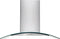 30" Glass Canopy Wall-Mount Hood