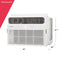 12,000 BTU Window Room Air Conditioner with Supplemental Heat