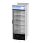 Freezer, Single Section Glass Door Merchandiser – Silver Exterior