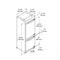 22” OVERLAY BUILT-IN FRIDGE