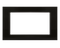 30" Black Microwave Trim Kit