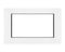 30" White Microwave Trim Kit
