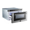 Capoliveri 24-Inch Microwave Drawer, , 1.2 cu.ft, 1500 Watts, Built-In, Touch Control LCD Display, Auto-Touch Open/Close, 11 Power Levels, Sensor Cooking
