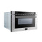 Capoliveri 24-Inch Microwave Drawer, , 1.2 cu.ft, 1500 Watts, Built-In, Touch Control LCD Display, Auto-Touch Open/Close, 11 Power Levels, Sensor Cooking