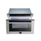 Capoliveri 24-Inch Microwave Drawer, , 1.2 cu.ft, 1500 Watts, Built-In, Touch Control LCD Display, Auto-Touch Open/Close, 11 Power Levels, Sensor Cooking