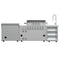 Bulnes 40-Inch BBQ, 95,000 BTU, 5 Burners, Sear & Rotisserie Infrared with Side Burner, Outdoor Kitchen with 1.8 cu.ft. Beverage Center & Sintered Stone Countertops