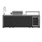 Rimini Outdoor Kitchen 30" BBQ 62,600 BTU, 3 Burners with Sear & Rotisserie, 2.4 cu.ft. Beverage Center, Sink, Cabinets & Sintered Stone Countertop