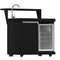 All’Aperto 87,600 BTU Outdoor Kitchen, 4 Burners, Infrared Burners, Side Burner, Sintered Stone Countertops, Gas Pizza Oven, Sink Module, Bar & Beverage Center
