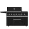 All’Aperto 87,600 BTU Outdoor Kitchen, 4 Burners, Infrared Burners, Side Burner, Sintered Stone Countertops, Gas Pizza Oven, Sink Module, Bar & Beverage Center