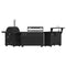All’Aperto 87,600 BTU Outdoor Kitchen, 4 Burners, Infrared Burners, Side Burner, Sintered Stone Countertops, Gas Pizza Oven, Sink Module, Bar & Beverage Center
