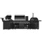 All’Aperto 99,600 BTU Outdoor Kitchen, 5 Burners, Infrared Burners, Side Burner, Sintered Stone Countertops, Gas Pizza Oven, Sink Module, Bar & Beverage Center