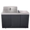 Rimini Outdoor Kitchen: 30" BBQ 62,600 BTU, 4.8 cu.ft. Refrigerators, Countertops