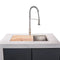 Rimini Outdoor Kitchen: 30" BBQ 62,600 BTU, 4.8 cu.ft. Refrigerators, Countertops