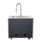 Rimini Outdoor Kitchen: 30" BBQ 62,600 BTU, 4.8 cu.ft. Refrigerators, Countertops