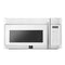 Fornace 30-Inch Over the Range Convection Microwave, White – 1.5 cu.ft, 300 CFM Vent, Touch Control, LED Light