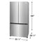 20 Cu. Ft. Counter-Depth French Door Refrigerator