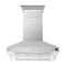 Coppito 48-Inch Island Range Hood, , LED Lighting, Adjustable Fan Speeds