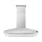 Coppito 60-Inch Island Range Hood, , LED Lighting, Adjustable Fan Speeds