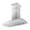 Coppito 60-Inch Island Range Hood, , LED Lighting, Adjustable Fan Speeds