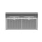 Bari Espresso 30-Inch Under Cabinet Range Hood, Stainless Steel, 400 CFM, LED Lighting, Dishwasher-Safe Baffle Filters, 4-Speed Fan Control