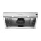 Bari Espresso 30-Inch Under Cabinet Range Hood, Stainless Steel, 400 CFM, LED Lighting, Dishwasher-Safe Baffle Filters, 4-Speed Fan Control