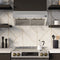 Bari Espresso 30-Inch Under Cabinet Range Hood, Stainless Steel, 400 CFM, LED Lighting, Dishwasher-Safe Baffle Filters, 4-Speed Fan Control