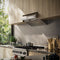 Bari Espresso 30-Inch Under Cabinet Range Hood, Stainless Steel, 400 CFM, LED Lighting, Dishwasher-Safe Baffle Filters, 4-Speed Fan Control