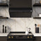 Bari Espresso 30-Inch Under Cabinet Range Hood, , 600 CFM, LED Lighting, Dishwasher-Safe Baffle Filters, 3-Speed Fan Control
