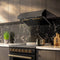 Bari Espresso 30-Inch Under Cabinet Range Hood, , 600 CFM, LED Lighting, Dishwasher-Safe Baffle Filters, 3-Speed Fan Control