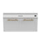 Bari Espresso 30-Inch Under Cabinet Range Hood, , 600 CFM, LED Lighting, Dishwasher-Safe Baffle Filters, 3-Speed Fan Control
