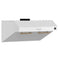 Bari Espresso 30-Inch Under Cabinet Range Hood, , 600 CFM, LED Lighting, Dishwasher-Safe Baffle Filters, 3-Speed Fan Control