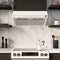 Bari Espresso 30-Inch Under Cabinet Range Hood, , 600 CFM, LED Lighting, Dishwasher-Safe Baffle Filters, 3-Speed Fan Control