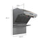 Savona 30-Inch Wall Mount Range Hood, Baffle Filters, Backsplash Included