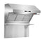 Savona 36-Inch Wall Mount Range Hood, Hybrid Filters, Backsplash Included