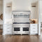 Savona 60-Inch Wall Mount Range Hood, Baffle Filters & Backsplash, Heating Lamps