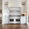 Savona 60-Inch Wall Mount Range Hood, Hybrid Filters, Backsplash Included