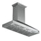 Orvieto 60-Inch Wall Mount Range Hood, LED Lighting, Heavy Duty,