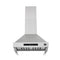 Venezia 30 Inch Wall-Mounted Range Hood with Touch Controls and Baffle Filters