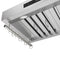Venezia 30 Inch Wall-Mounted Range Hood with Touch Controls and Baffle Filters