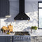 Venezia 30 Inch Wall-Mounted Range Hood in with Touch Controls and Baffle Filters